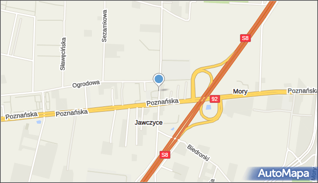 Jawczyce gmina Ożarów Mazowiecki, Wojska Polskiego, mapa Jawczyce gmina Ożarów Mazowiecki