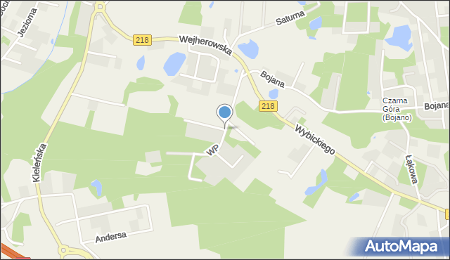 Koleczkowo, Wojska Polskiego, mapa Koleczkowo
