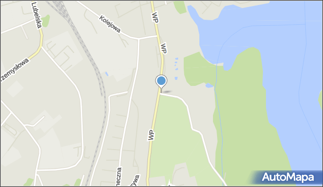 Mrągowo, Wojska Polskiego, mapa Mrągowo