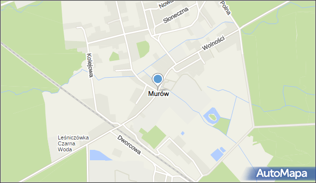 Murów, Wolności, mapa Murów