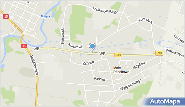 Nowe Miasto Lubawskie, Wojska Polskiego, mapa Nowe Miasto Lubawskie