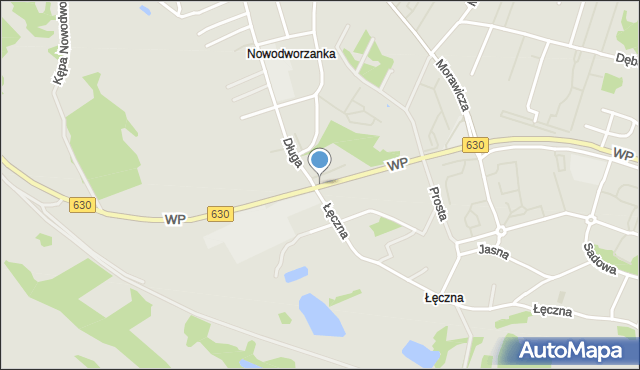 Nowy Dwór Mazowiecki, Wojska Polskiego, mapa Nowy Dwór Mazowiecki
