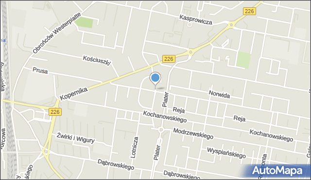 Pruszcz Gdański, Wolności, mapa Pruszcz Gdański