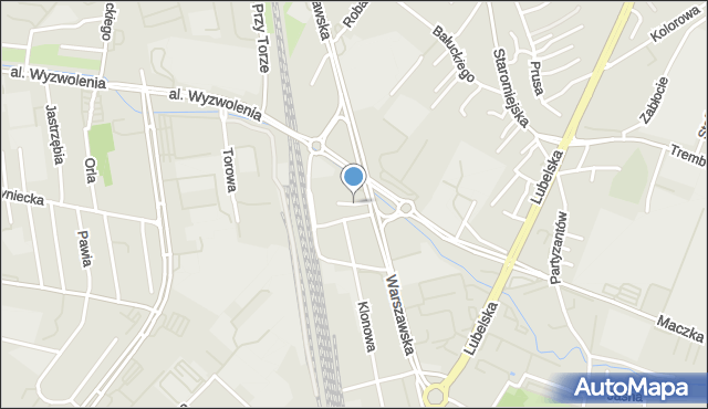 Rzeszów, Wojciechowskiego Stanisława, mapa Rzeszów