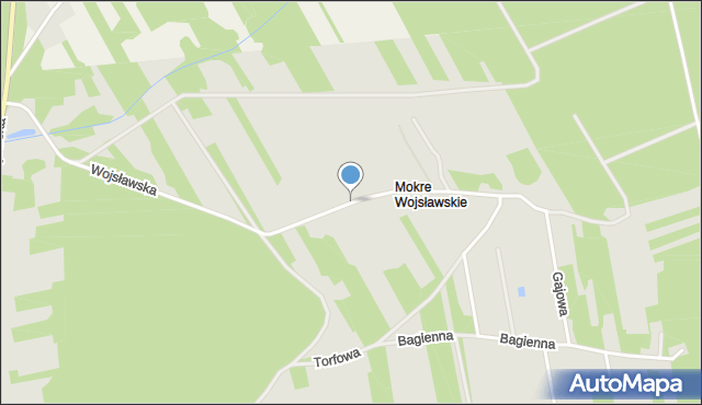 Sieradz, Wojsławska, mapa Sieradz