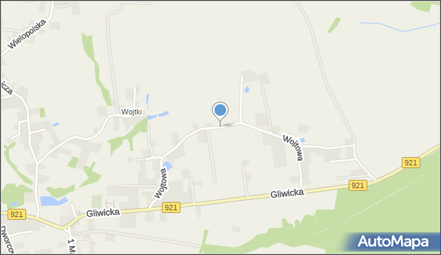 Stanica, Wojtowa, mapa Stanica