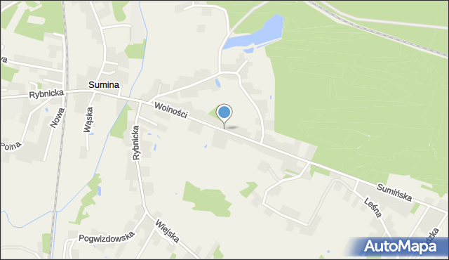 Sumina, Wolności, mapa Sumina