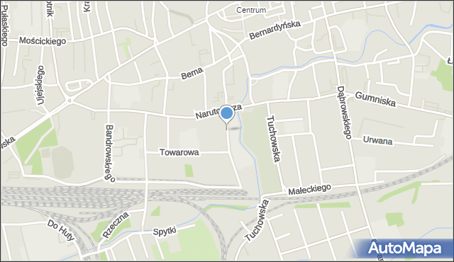 Tarnów, Wodna, mapa Tarnów
