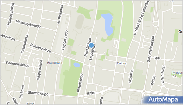 Tarnów, Wójcickiego Błażeja, por., mapa Tarnów