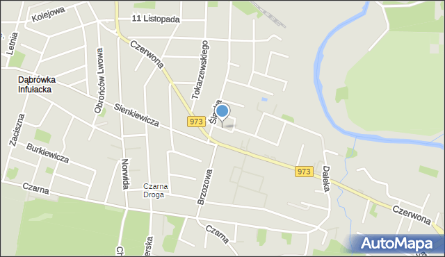 Tarnów, Wojtasiewicza Wawrzyńca, mapa Tarnów