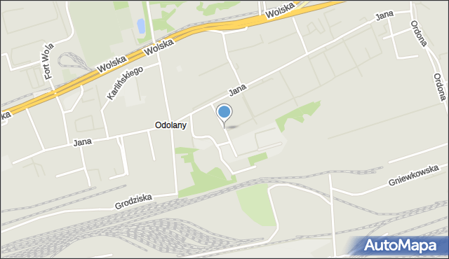 Warszawa, Worcella Stanisława, mapa Warszawy