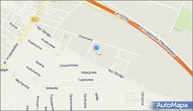 Warszawa, Wolborska, mapa Warszawy