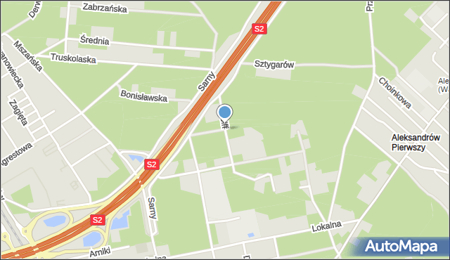 Warszawa, Wolff Heleny, mapa Warszawy