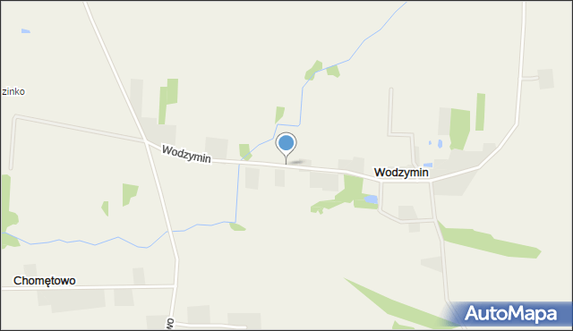 Wodzymin, Wodzymin, mapa Wodzymin