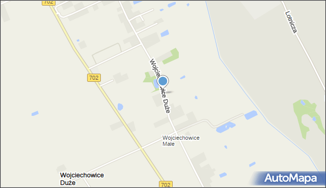 Wojciechowice Duże, Wojciechowice Duże, mapa Wojciechowice Duże