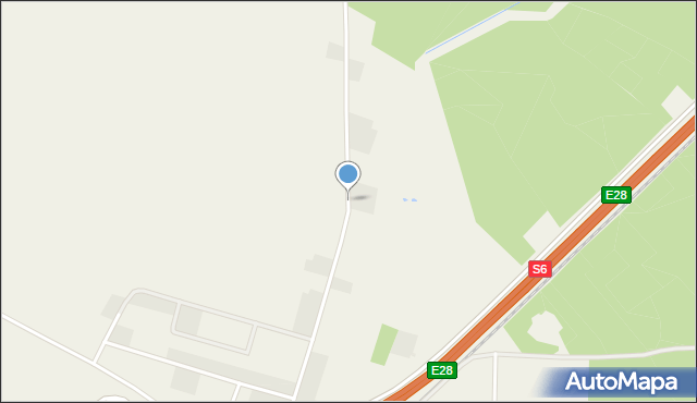 Wojcieszyn gmina Nowogard, Wojcieszyn, mapa Wojcieszyn gmina Nowogard