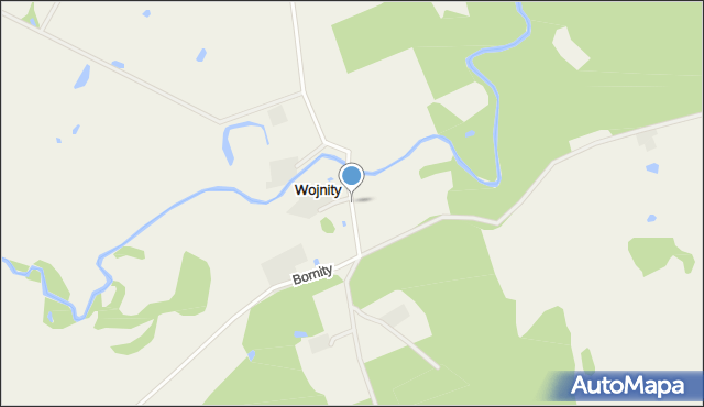 Wojnity, Wojnity, mapa Wojnity