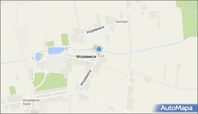 Wojsławice gmina Zduńska Wola, Wojsławice, mapa Wojsławice gmina Zduńska Wola