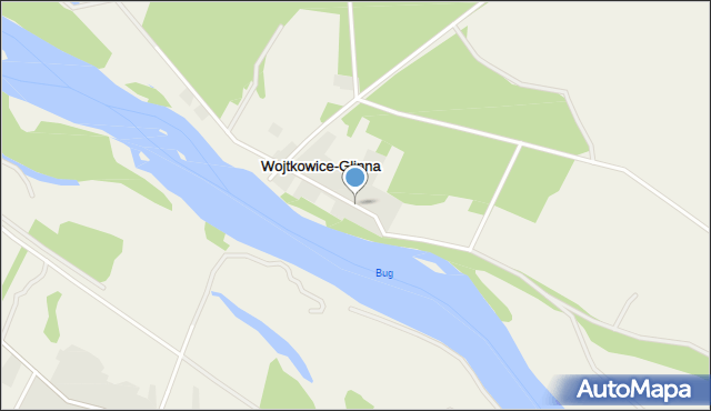 Wojtkowice-Glinna, Wojtkowice-Glinna, mapa Wojtkowice-Glinna