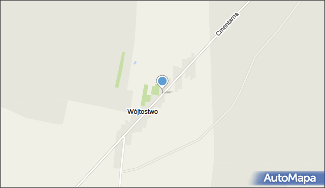 Wójtostwo gmina Sulejów, Wójtostwo, mapa Wójtostwo gmina Sulejów