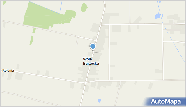 Wola Burzecka, Wola Burzecka, mapa Wola Burzecka