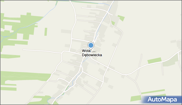 Wola Dębowiecka, Wola Dębowiecka, mapa Wola Dębowiecka