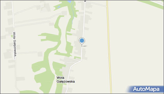 Wola Gałęzowska, Wola Gałęzowska, mapa Wola Gałęzowska