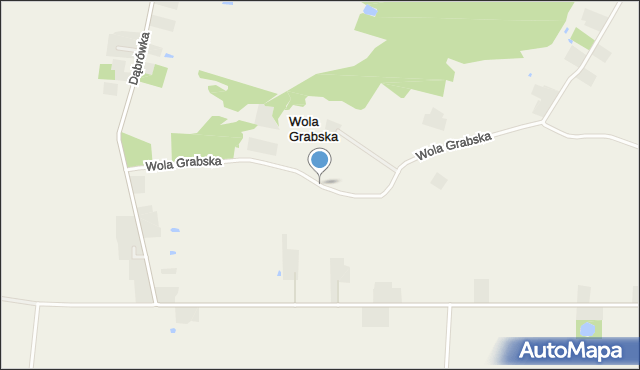 Wola Grabska, Wola Grabska, mapa Wola Grabska