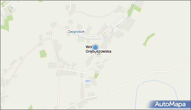 Wola Gręboszowska, Wola Gręboszowska, mapa Wola Gręboszowska
