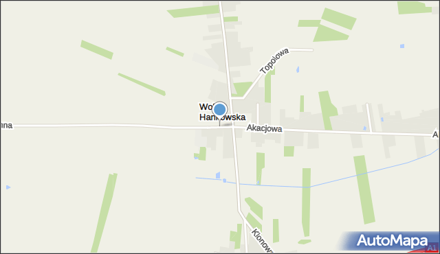 Wola Hankowska, Wola Hankowska, mapa Wola Hankowska