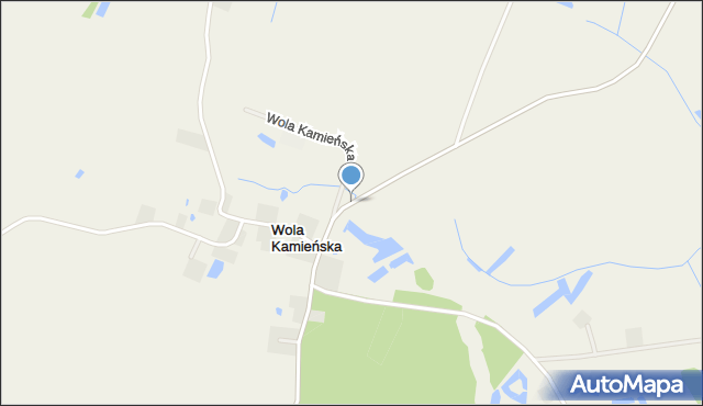 Wola Kamieńska, Wola Kamieńska, mapa Wola Kamieńska