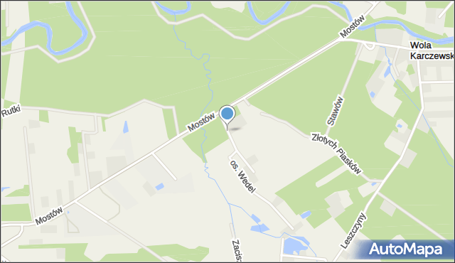 Wola Karczewska, Wola Karczewska, mapa Wola Karczewska