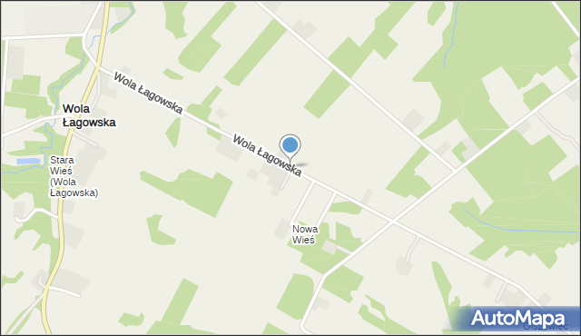 Wola Łagowska, Wola Łagowska, mapa Wola Łagowska