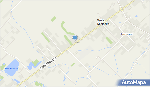 Wola Mielecka, Wola Mielecka, mapa Wola Mielecka