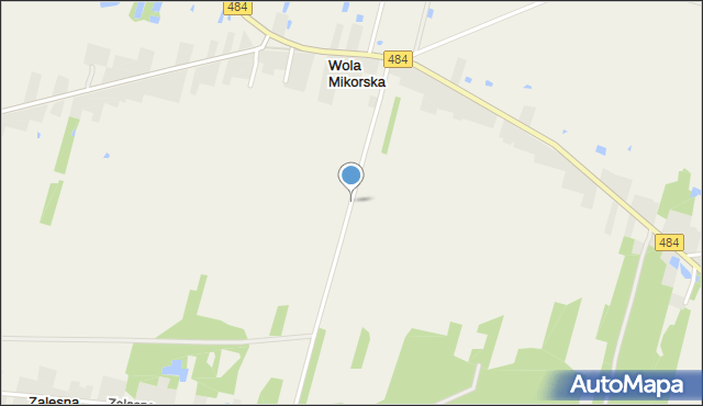 Wola Mikorska, Wola Mikorska, mapa Wola Mikorska