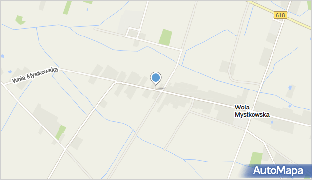 Wola Mystkowska, Wola Mystkowska, mapa Wola Mystkowska