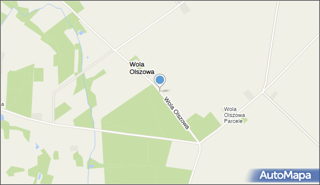 Wola Olszowa, Wola Olszowa, mapa Wola Olszowa