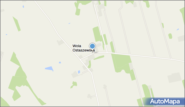 Wola Ostaszewska, Wola Ostaszewska, mapa Wola Ostaszewska