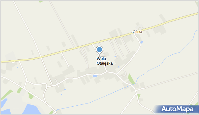 Wola Otałęska, Wola Otałęska, mapa Wola Otałęska