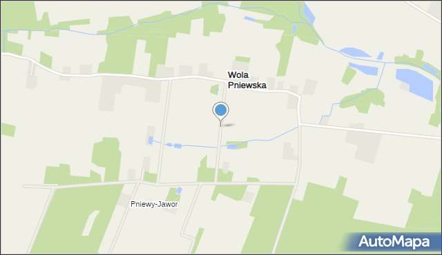 Wola Pniewska, Wola Pniewska, mapa Wola Pniewska