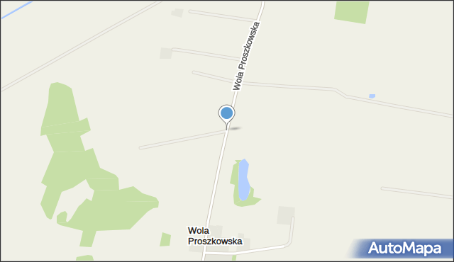 Wola Proszkowska, Wola Proszkowska, mapa Wola Proszkowska