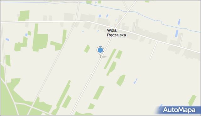 Wola Ręczajska, Wola Ręczajska, mapa Wola Ręczajska