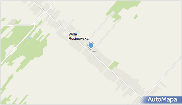 Wola Rusinowska, Wola Rusinowska, mapa Wola Rusinowska