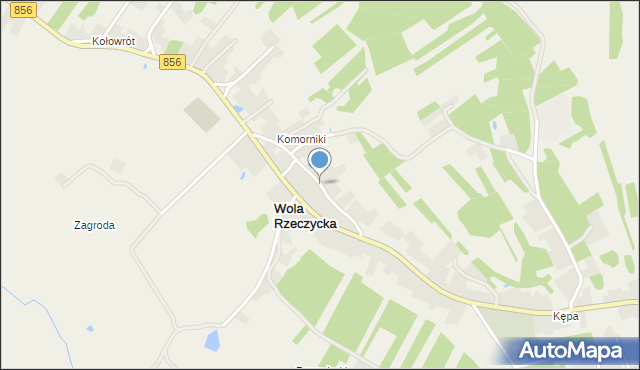 Wola Rzeczycka, Wola Rzeczycka, mapa Wola Rzeczycka