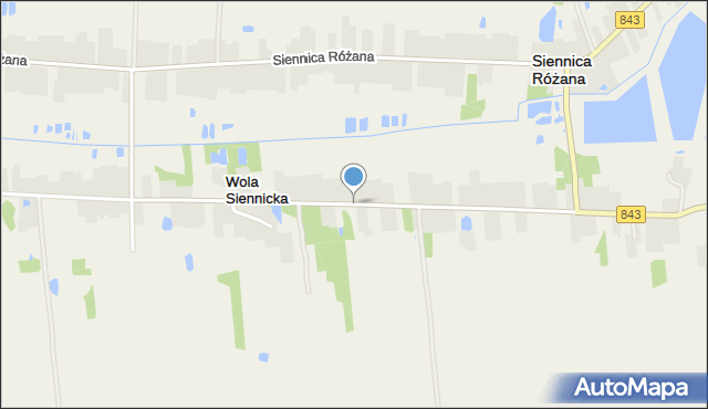 Wola Siennicka, Wola Siennicka, mapa Wola Siennicka