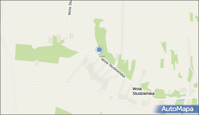 Wola Studzieńska, Wola Studzieńska, mapa Wola Studzieńska
