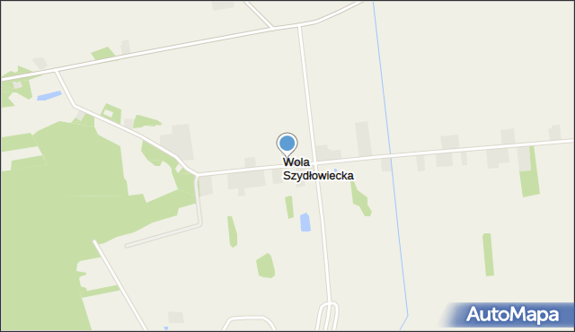 Wola Szydłowiecka, Wola Szydłowiecka, mapa Wola Szydłowiecka