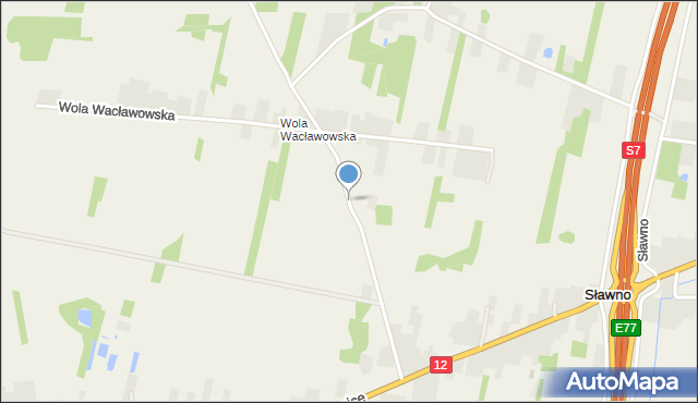 Wola Wacławowska, Wola Wacławowska, mapa Wola Wacławowska