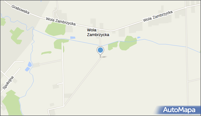 Wola Zambrzycka, Wola Zambrzycka, mapa Wola Zambrzycka