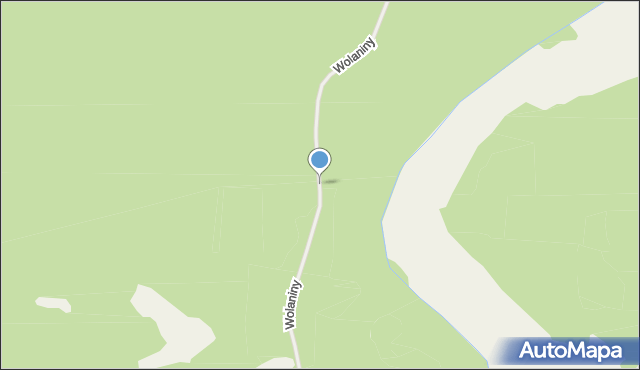 Wolaniny, Wolaniny, mapa Wolaniny